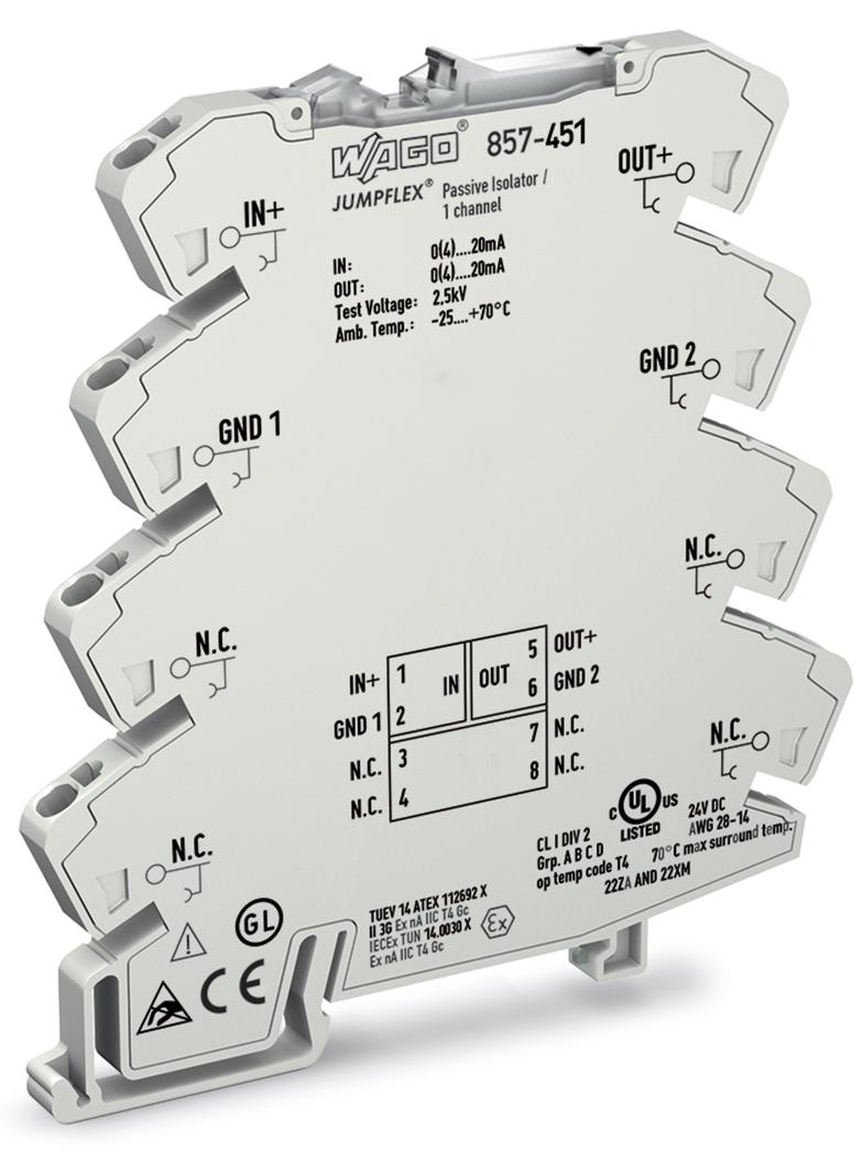 JUMPFLEX przetwornik separacyjny pasywny