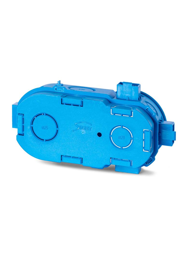 SE2x60G ,  Puszka do istalacji elementów elektronicznych, podtynkowa, głęboka, szeregowa, niebieski