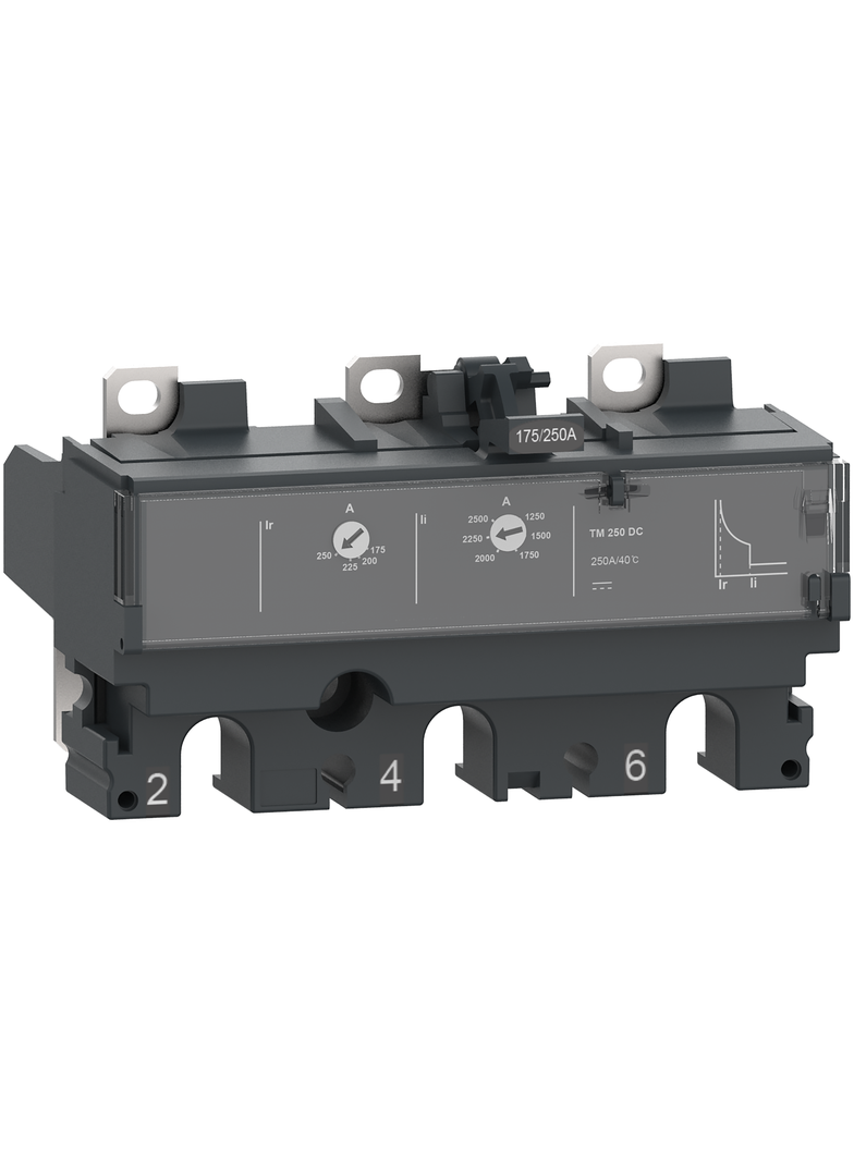 Wyzwalacz termomagnetyczny, ComPacT NSX, TM125DC, 3P3D, do NSX160