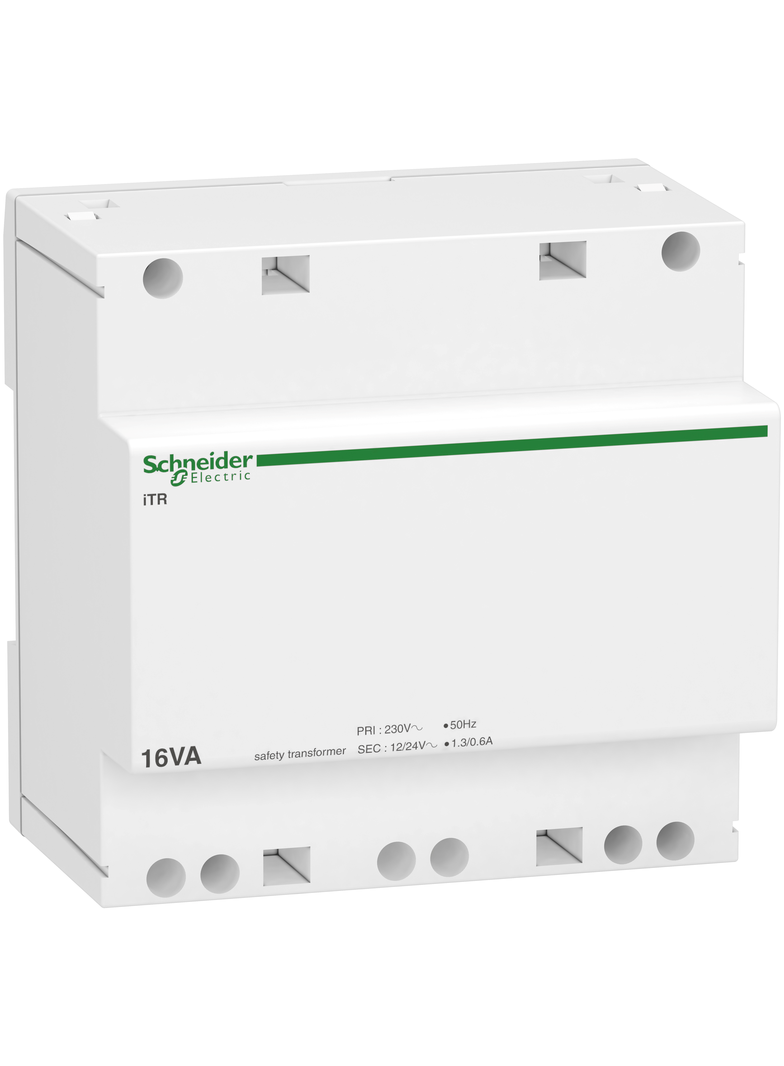 Transformator bezpieczeństwa Acti9 iTR-S-16/12-24 16 VA 12-24 VAC A9A15218 Schneider