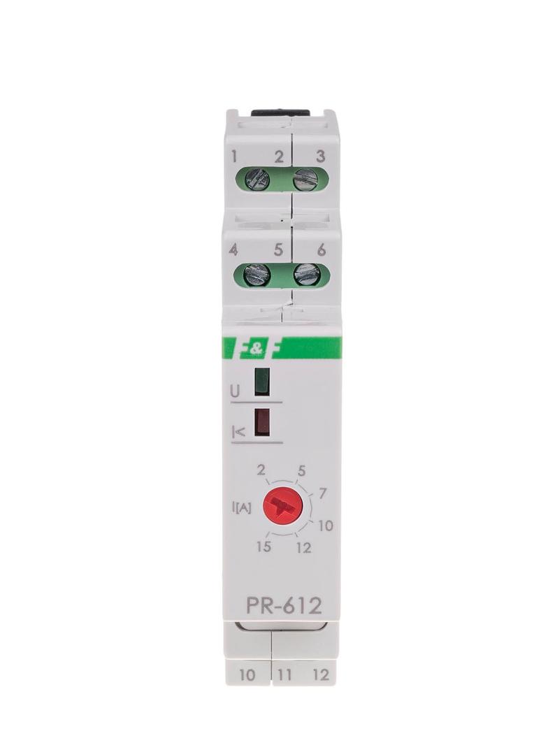 Przekaźnik priorytetowy,montaż na szynie DIN 230V U=2-15A styk: 1Z/R PR-612 F&F