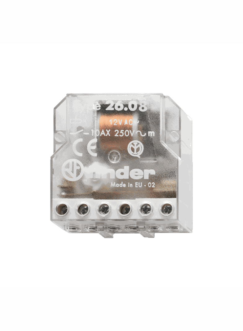 Przekaźnik impulsowy instalacyjny 2 Z; 10A; 24V AC, 26.08.8.024.0000