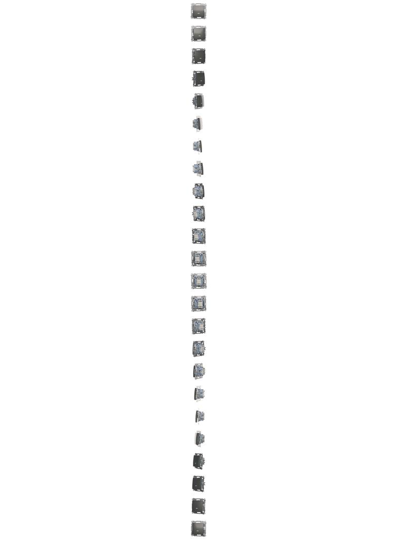Simon 54 Łącznik schodowy z podświetleniem LED bez piktogramu 10A 250V szybkozłączka antracyt DW6L.01/X/48 KONTAKT