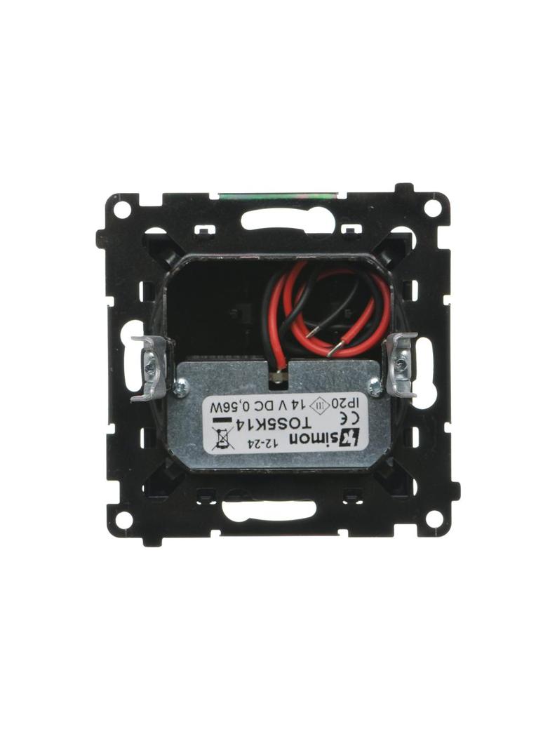 Simon 55 Oprawa oświetleniowa LED 14V (0,56 W) Barwa zimna biała 5900K Czarny mat