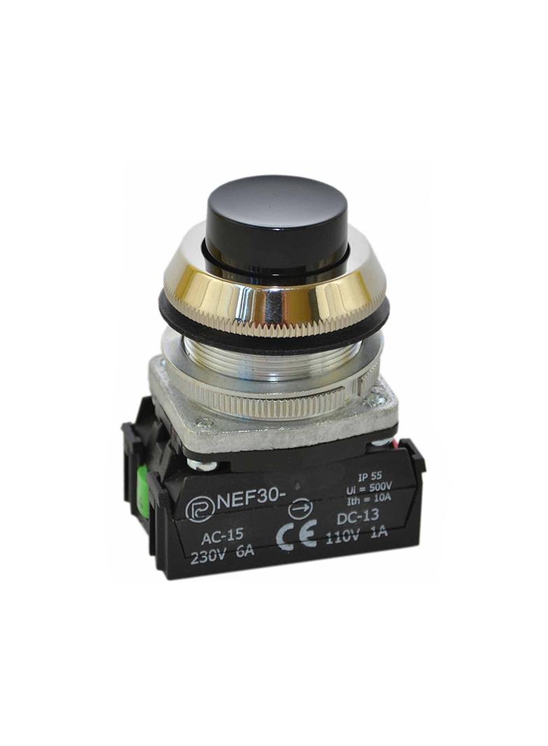 Przycisk NEF30-W2X/W3 czarny W0-NEF30-W 2X/W3 S PROMET