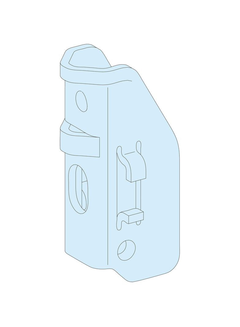Rozdzielnice PrismaSet, adapter do wsporników kablowych
