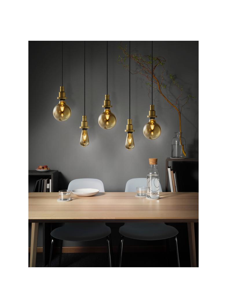 Lampa LED Vintage 1906 dim CL GLOBE125 Filament szkło przezroczyste GOLD 55 dim 7W 825 E27