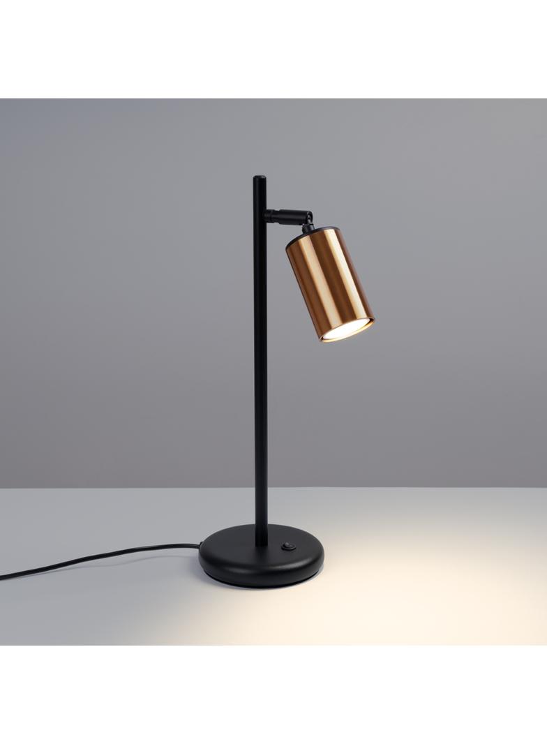 Lampa biurkowa WINX czarny/miedź