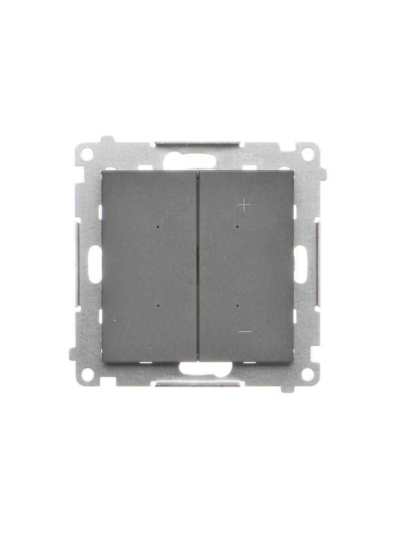 Simon 55 Ściemniacz do LED ściemnialnych klawiszowy Grafitowy mat