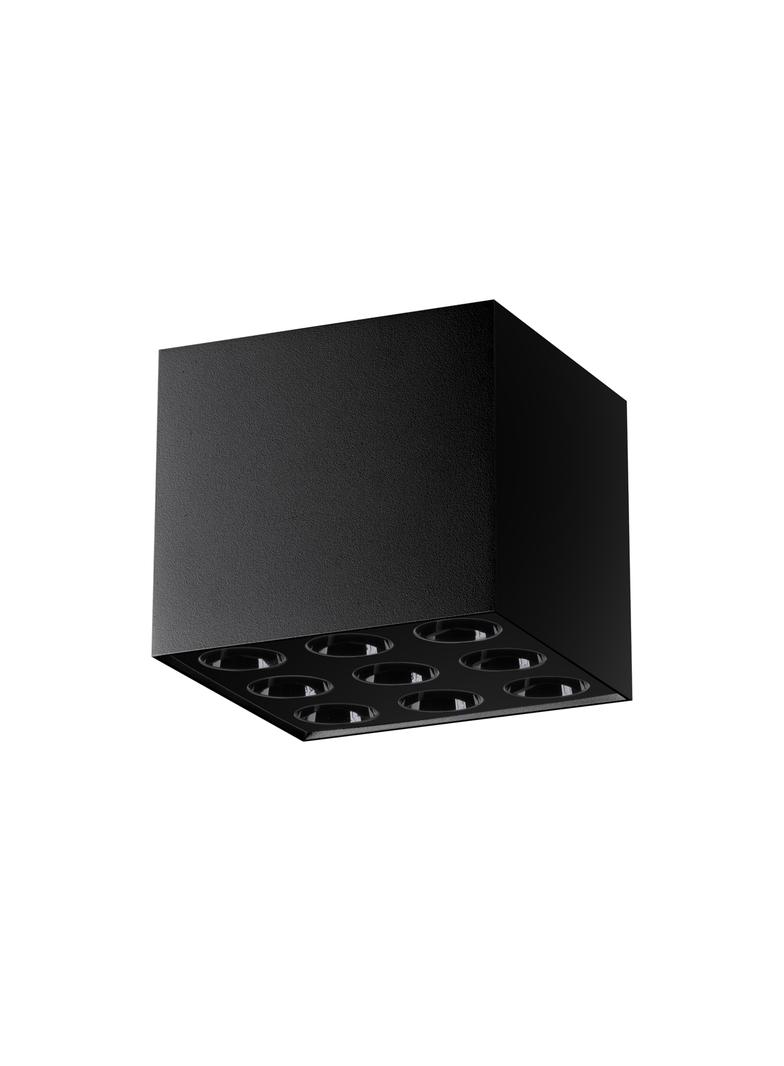 Sollux Plafon OZZY czarny LED SL.1211