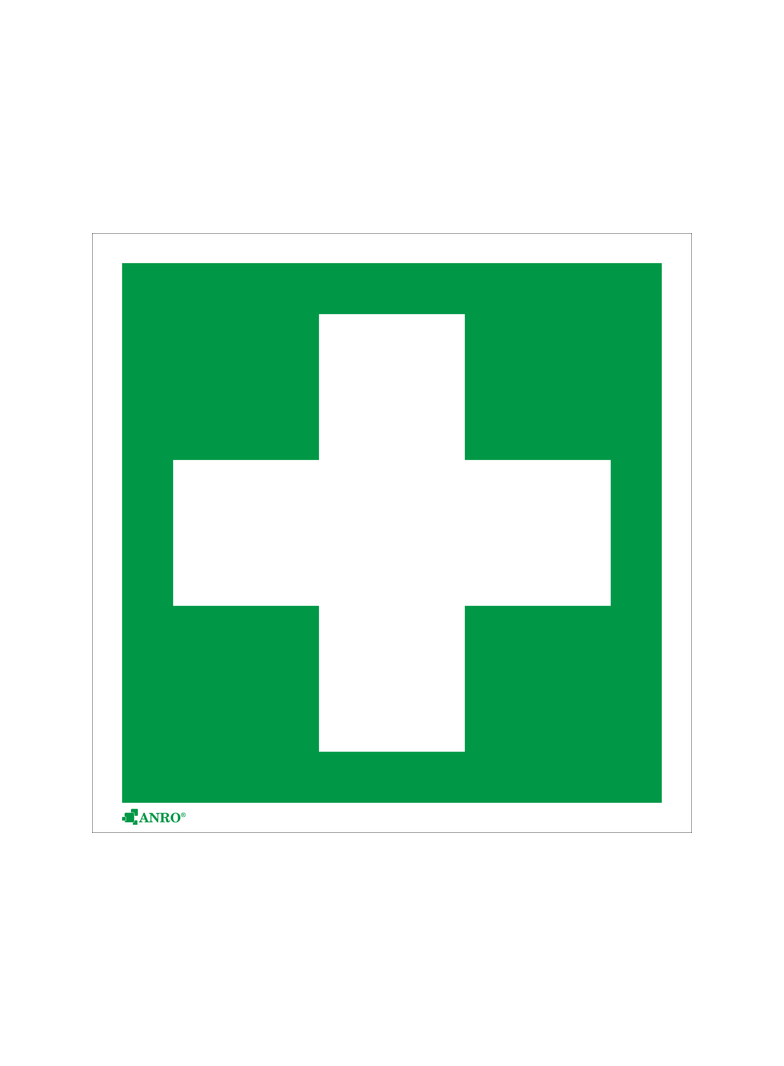 PIERWSZA POMOC 150X150 FOLIA SAMOPRZYLEPNA FOTOLUMINESCENCYJNA