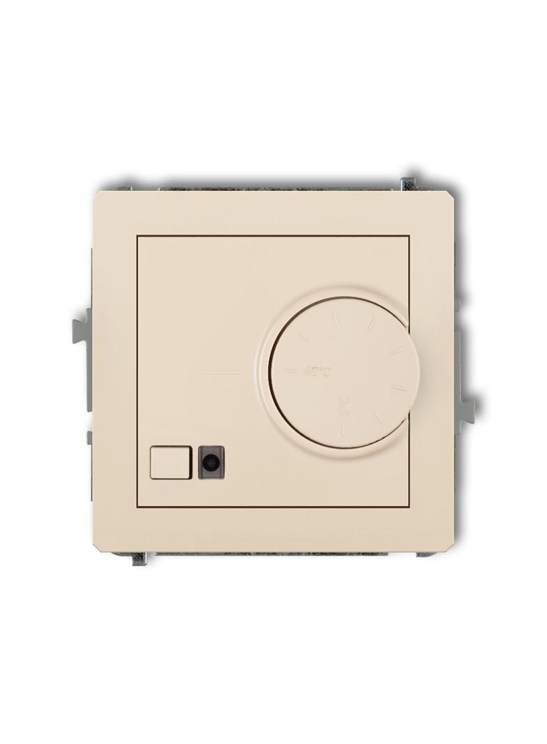 DECO Mechanizm elektronicznego regulatora temperatury z czujnikiem powietrznym beżowy