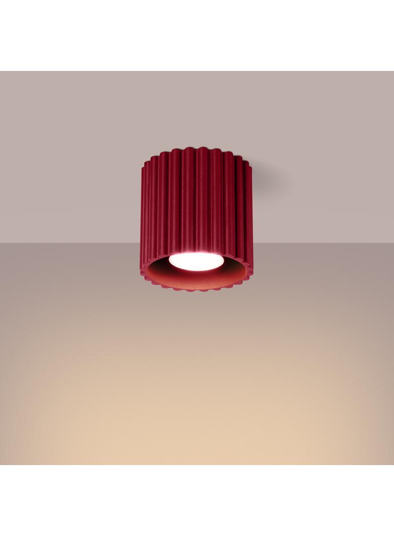 SOLLUX Plafon AURA 1 burgund GU10 ; SL.1819