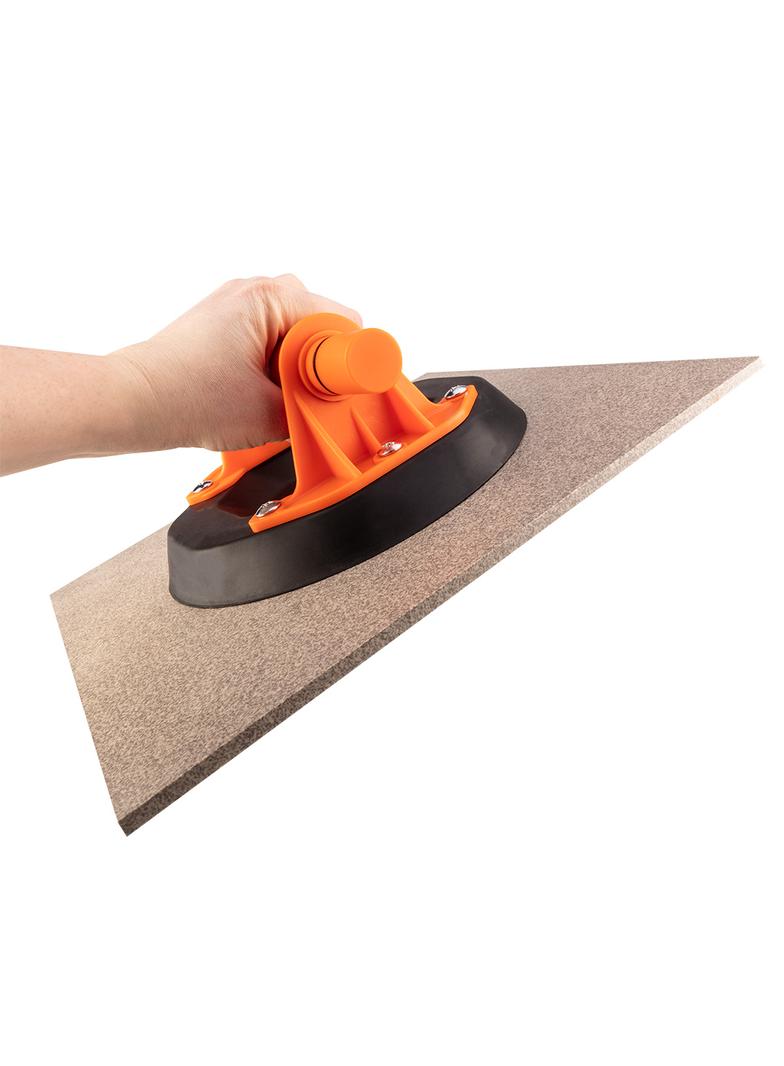 Przyssawka próżniowa z pompką, do glazury i szkla, 160 kg, w walizce