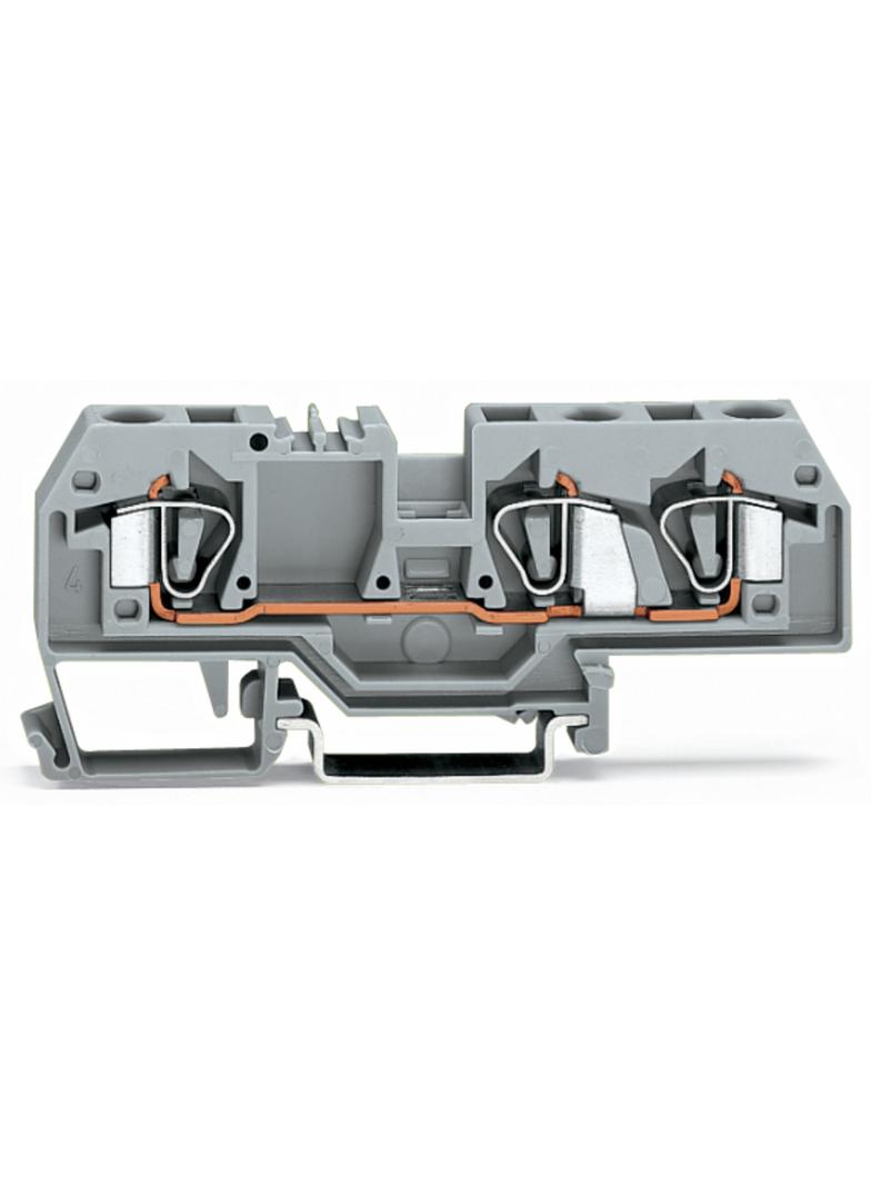 złączka 3-przewodowa 6 mm2 pomarańczowa