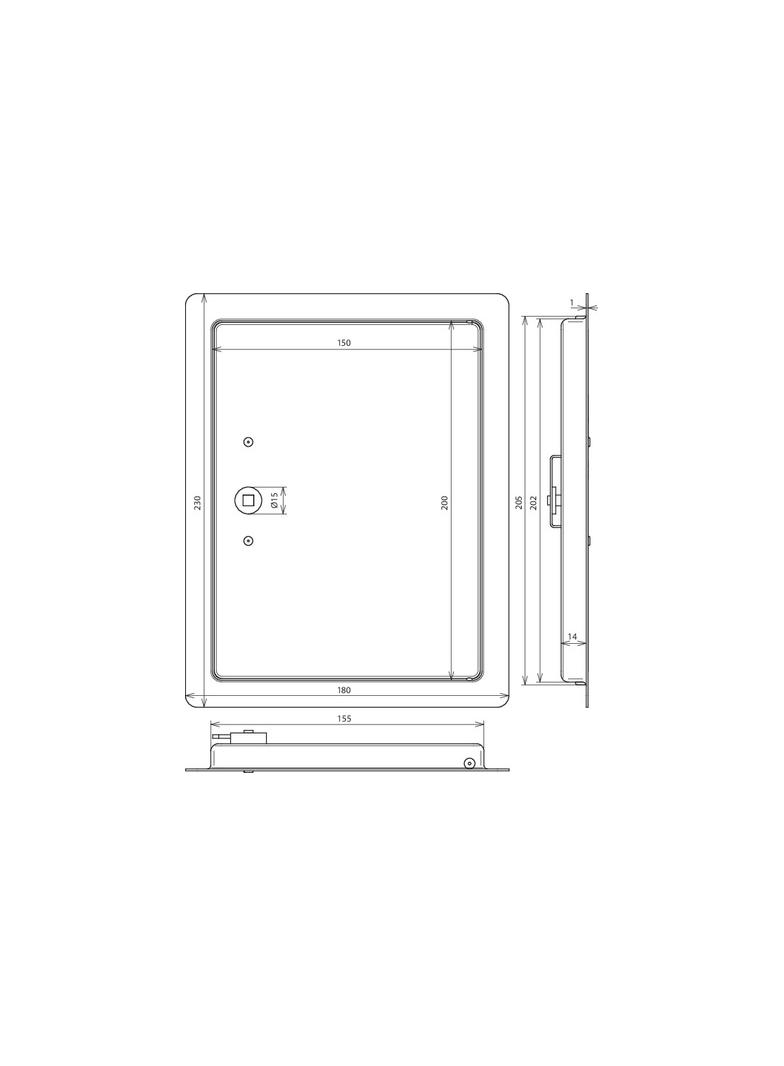 Drzwi do zacisku probierczego, St/tZn