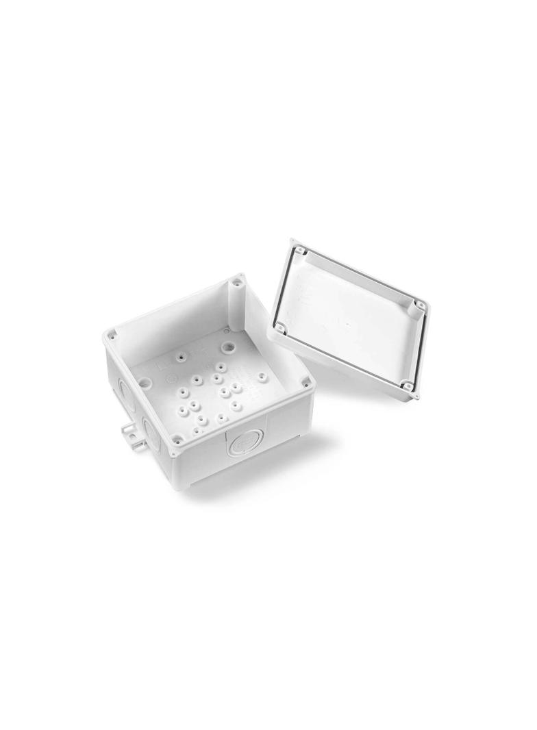 N110x110S ,  Puszka instalacyjna naścienna 110x110x61 mm, biały