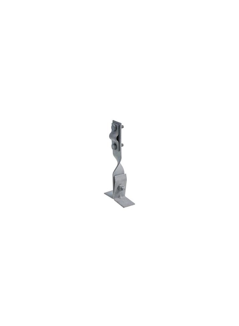 Uchwyt na blachę,kątowy, skręcony B=130mm z/śr oc.ogniowy R.8062 PAWBOL