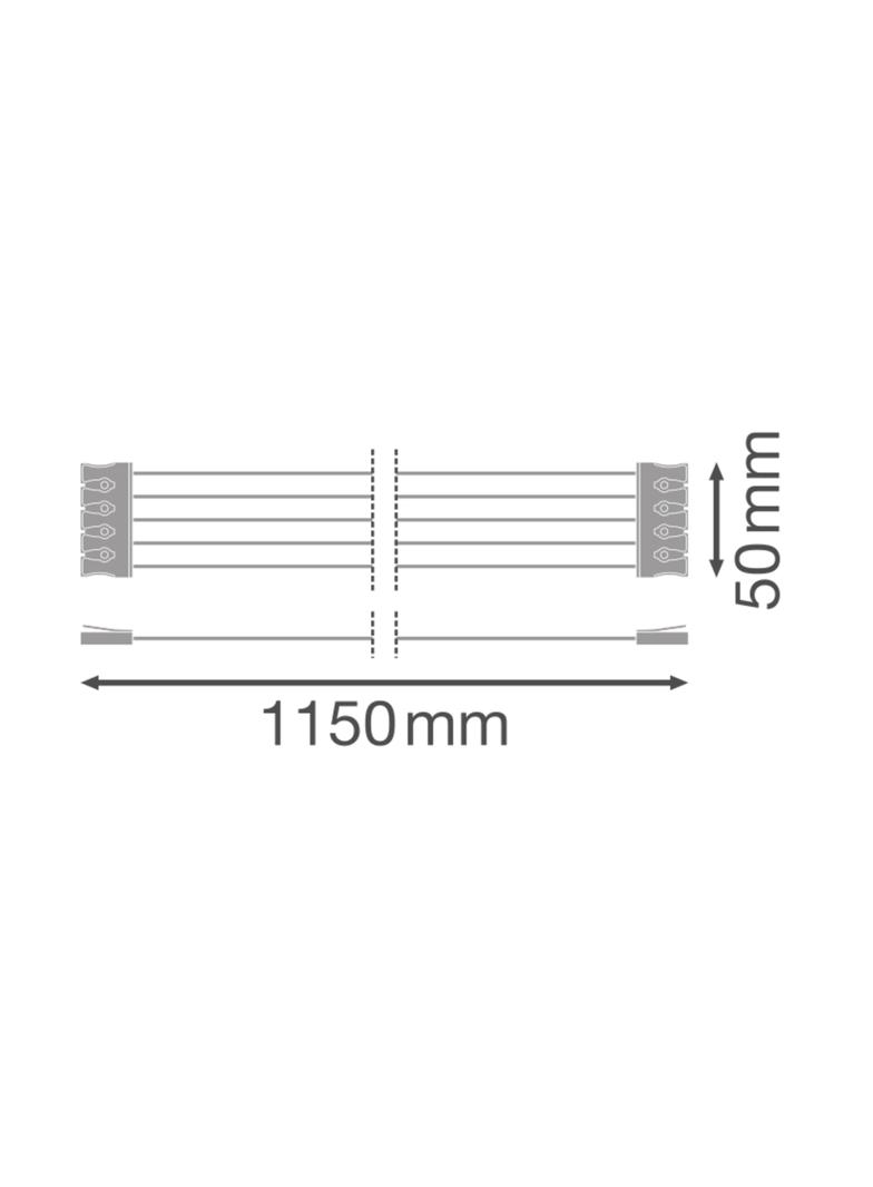 Oprawa DAMP PROOF 1200 2xLAMP HOUSING TH-KIT 5x2.5