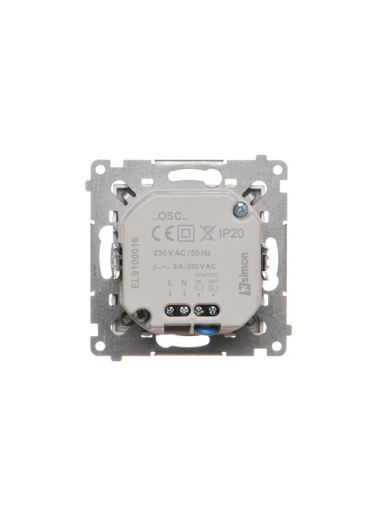 Simon 54 Oprawa oświetleniowa LED z czujnikiem ruchu 230 V AC 1.4 W białe neutralne 4000 K srebrny mat DOSCB.01/43 KONTAKT