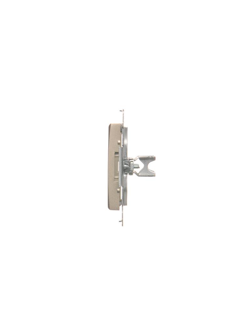 Simon 54 Adapter (przejściówka) na osprzęt standardu 45 × 45 mm złoty mat *Do gniazd teleinformatycznych Simon Connect DA45.01/44 KONTAKT