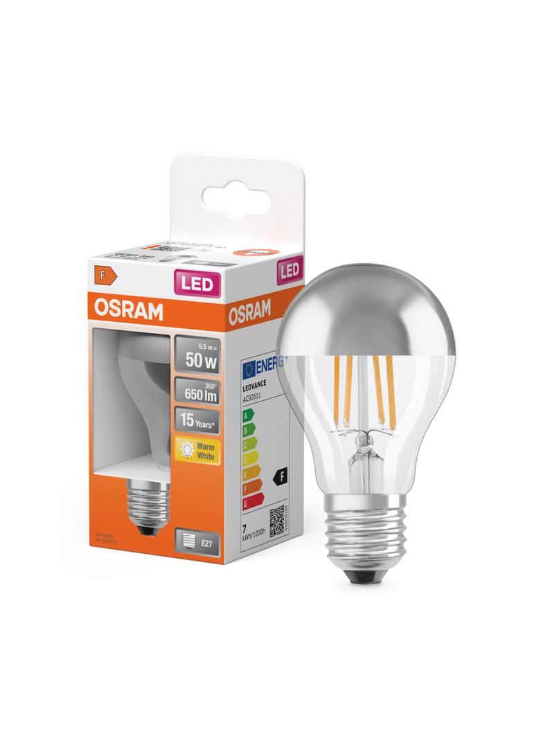 LED STAR CL A FIL Mirror 51 7W 827 E27 LEDVANCE
