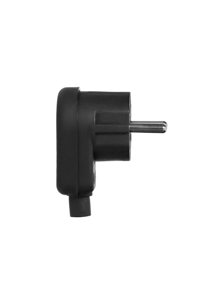 Wtyczka kątowa Uni-Schuko rozbieralna czarna OR-AE-13182/B ORNO