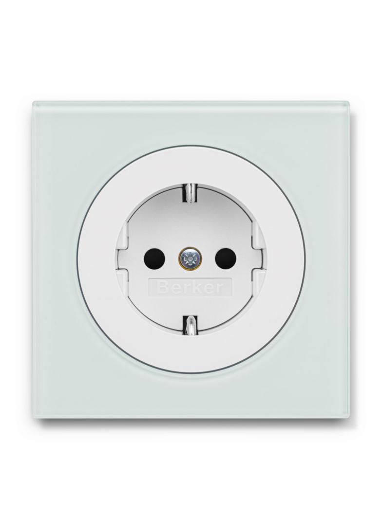 BERKER R.3 Ramka pojedyncza szkło biała 10112209 HAGER