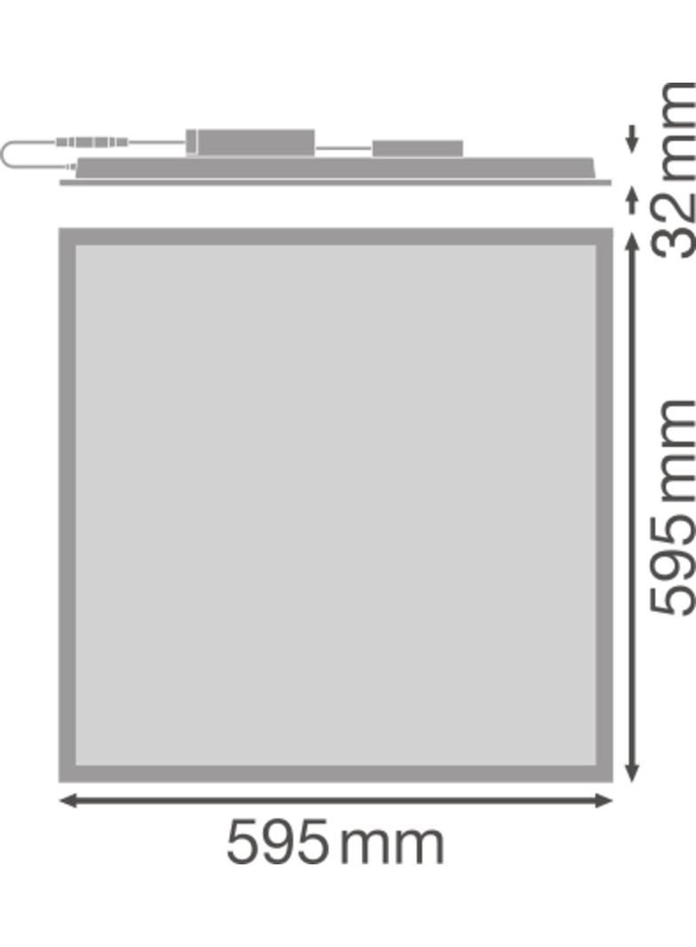 Oprawa PANEL COMFORT 600 P 36W 930 940 U19 DALI VR