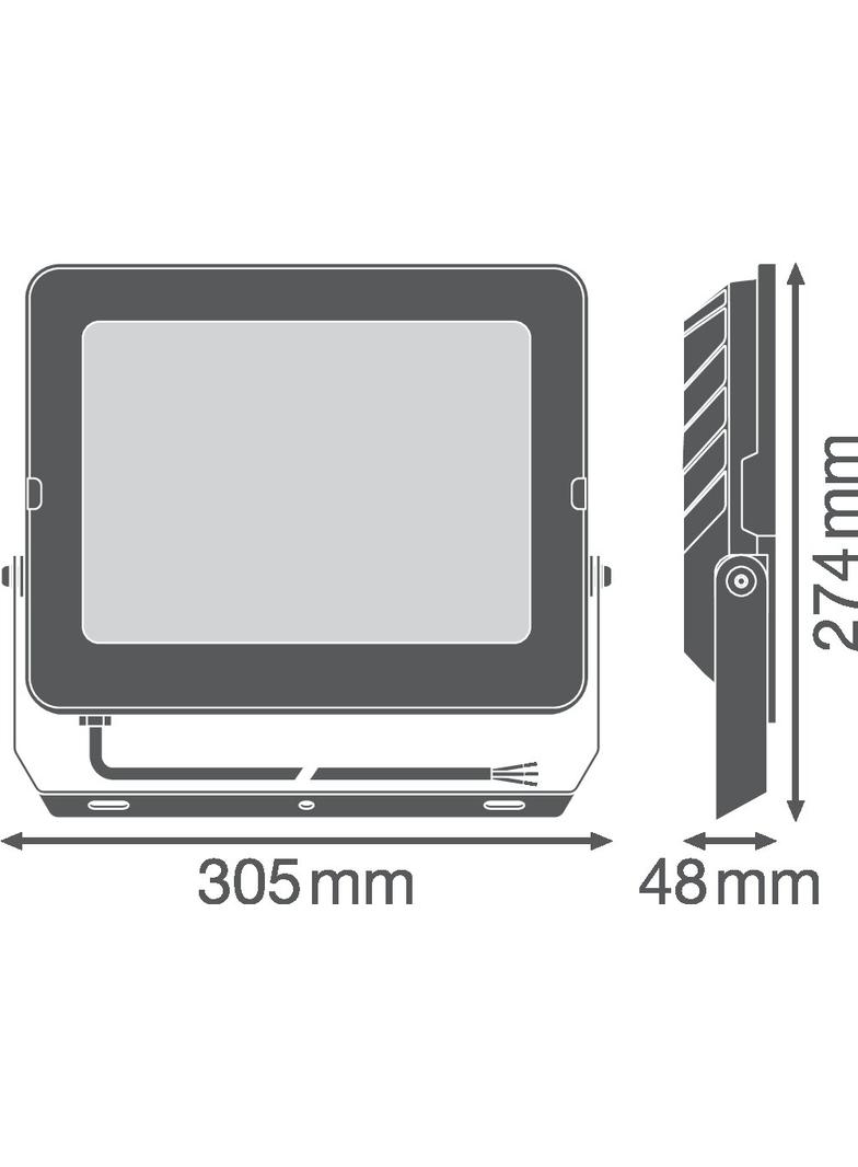 Naświetlacz FLOOD COMPACT V 135W 830 SYM 100 black