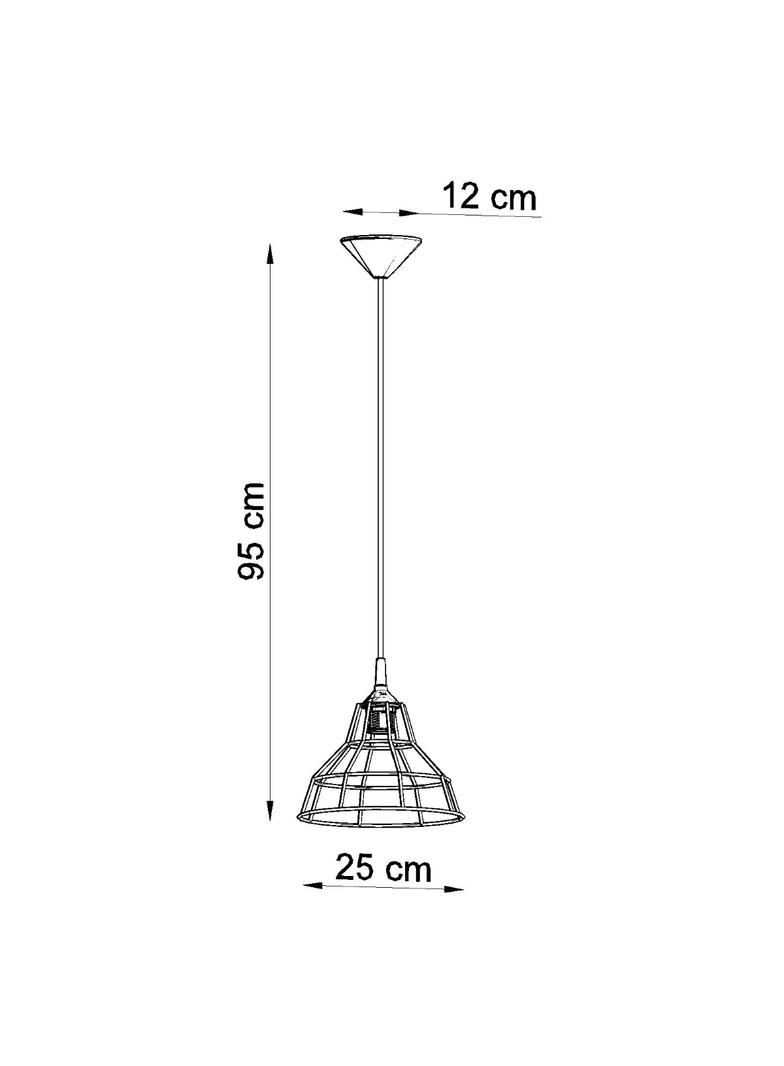 Sollux Lampa wisząca ANATA czarna SL.0146