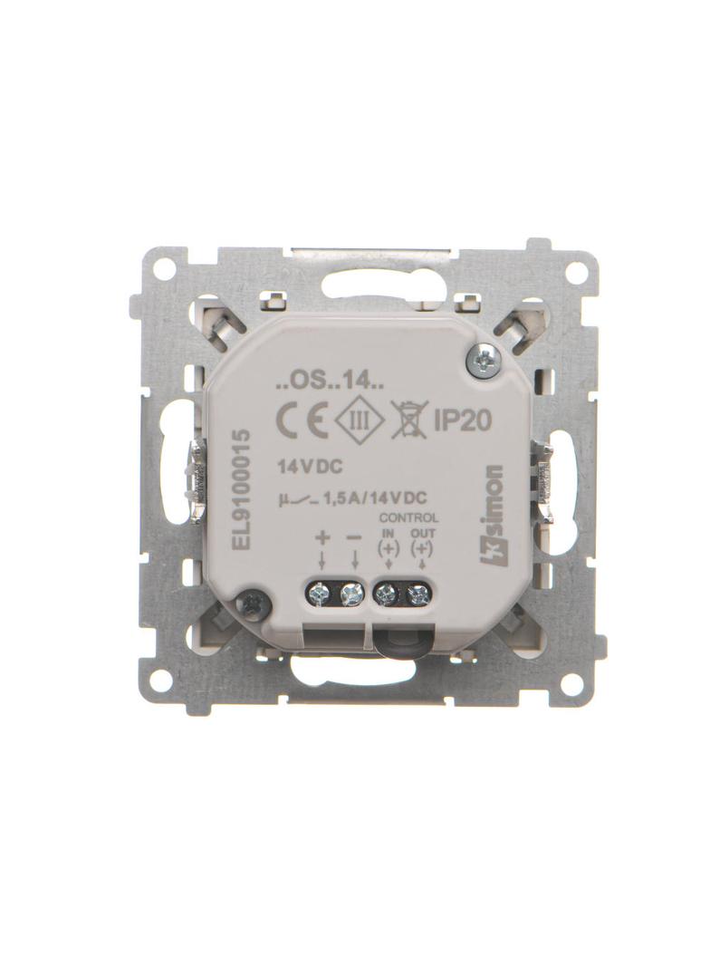 Simon 55 Oprawa oświetleniowa LED 14V z czujnikiem ruchu (0,64 W) Barwa ciepła biała 3100K Szampańsk