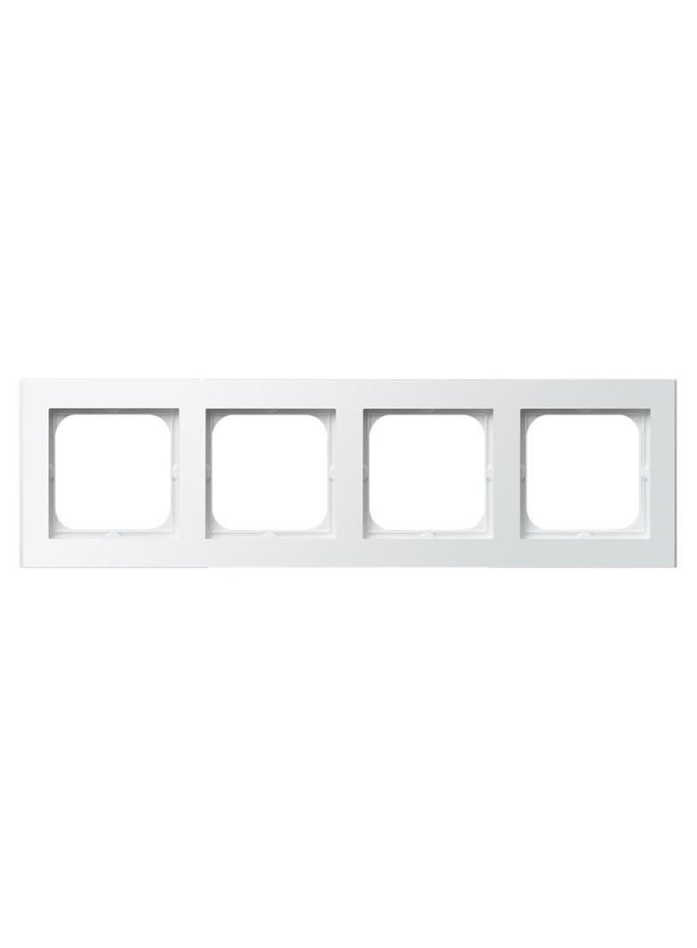 SONATA Ramka poczwórna - kolor biały