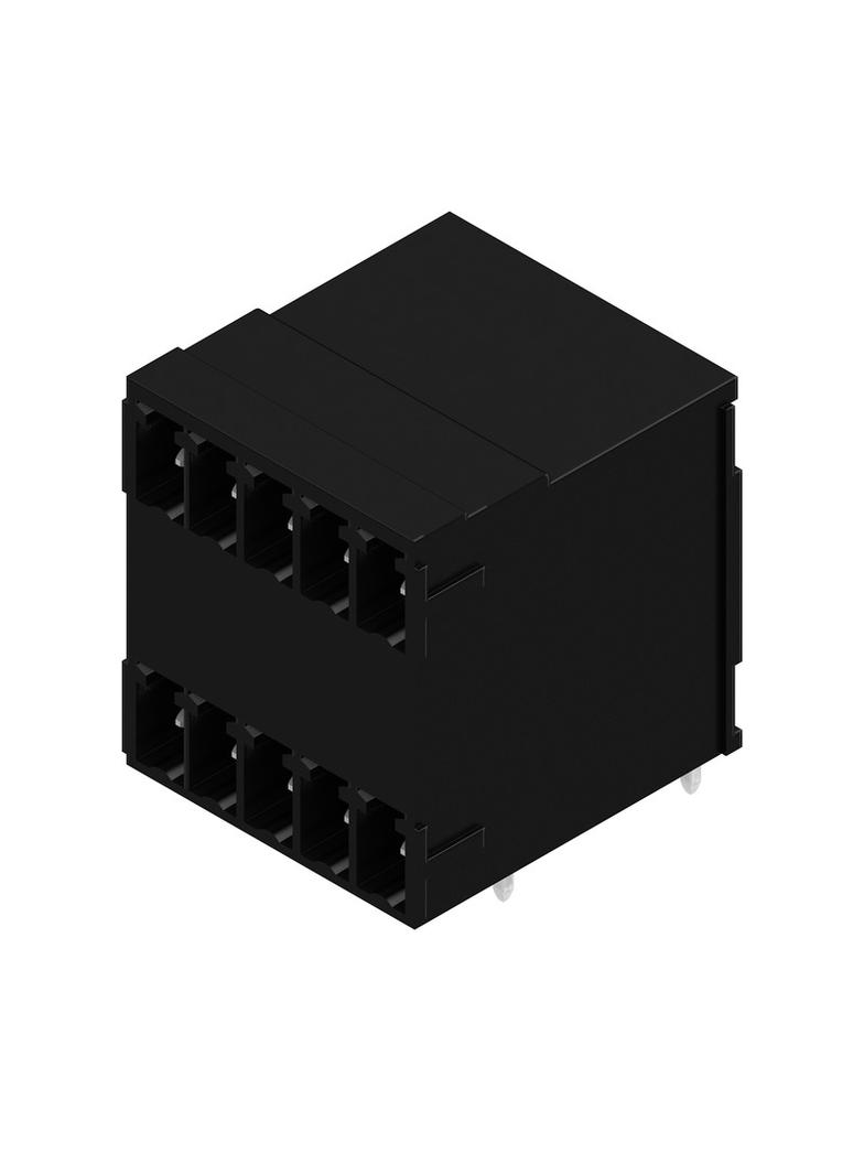 SCD 3.81/10/90G 3.2SN BK BX Wtyki PCB (złącza płyty), 3.81 mm, Liczba biegunów: 10, kąt odejścia: 90° /56szt./ 1973130000 WEIDMÜLLER