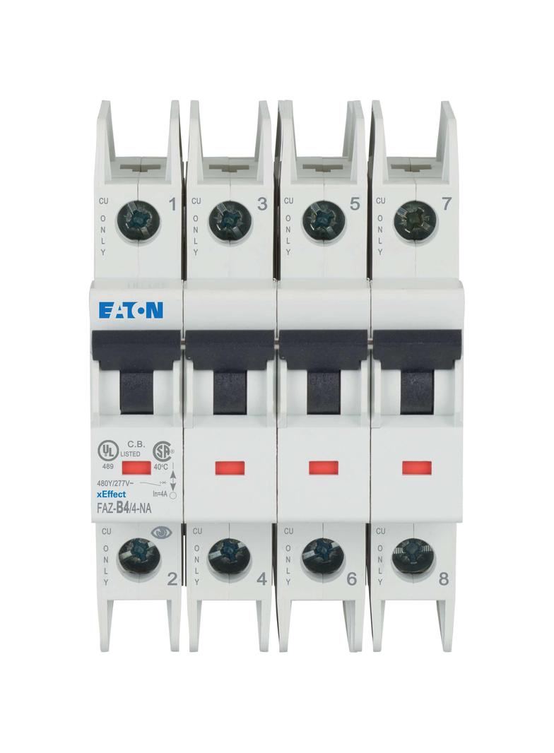 FAZ-B4/4-NA Wyłącznik nadprądowy 10kW B4A 4P 190903 EATON