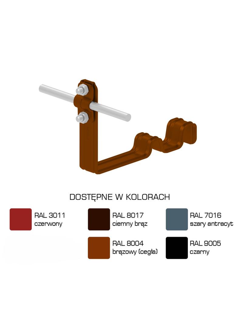 AN-25M/LA/-N Uchwyt dach.prof.pros.Z-śr. WZÓR 15 H=10cm /LA/