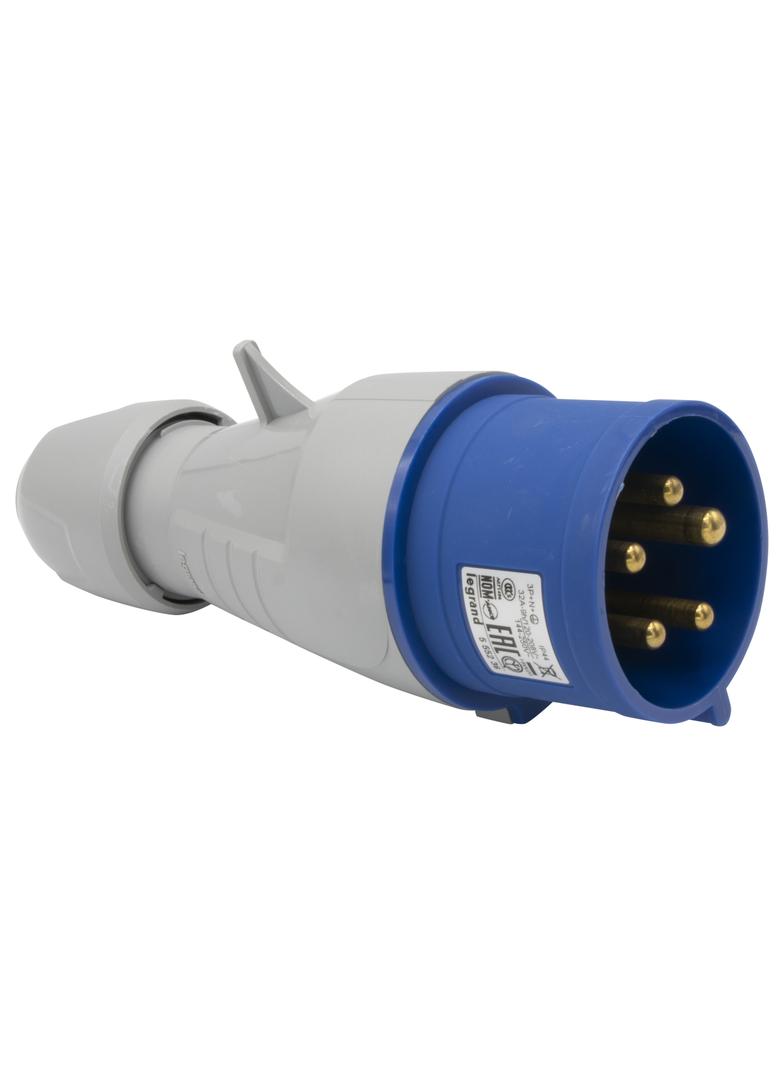 P17 TEMPRA PRO WTYCZKA PRZENOŚNA 32A 3P+N+Z 230V IP44, Legrand