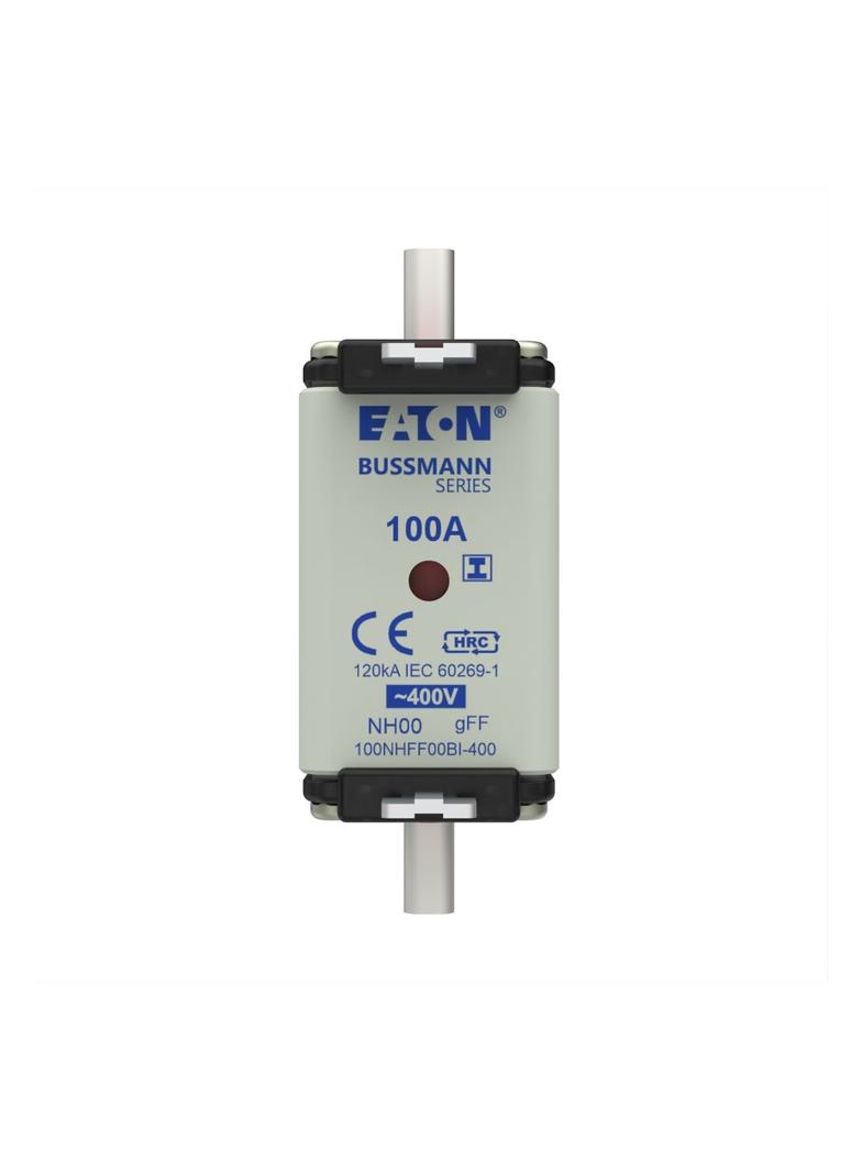 100NHFF00BI-400 Wkładka NH 100A 400V AC GFF Rozmiar 00 100NHFF00BI-400 EATON