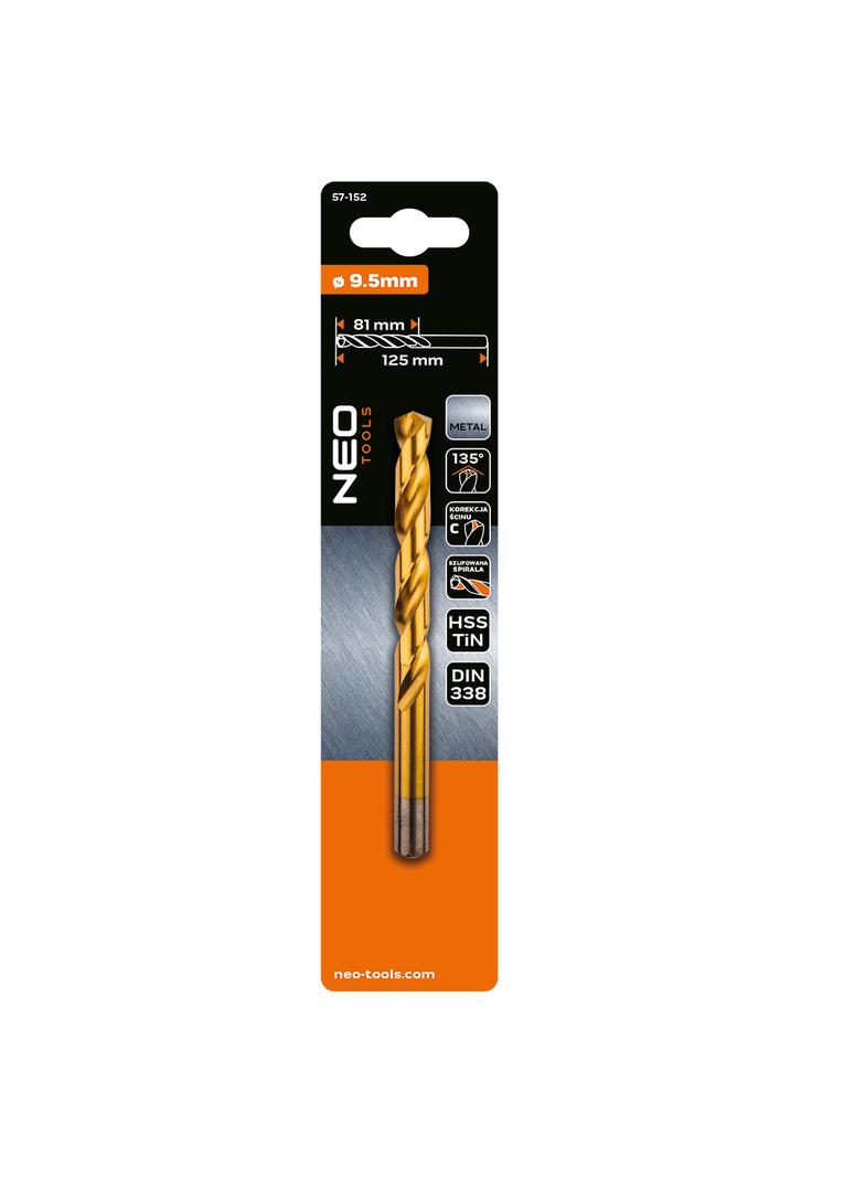 Wiertło do metalu HSS-TiN 9,5mm GRAPHITE 57H152 GTX 57-152 GTX Poland