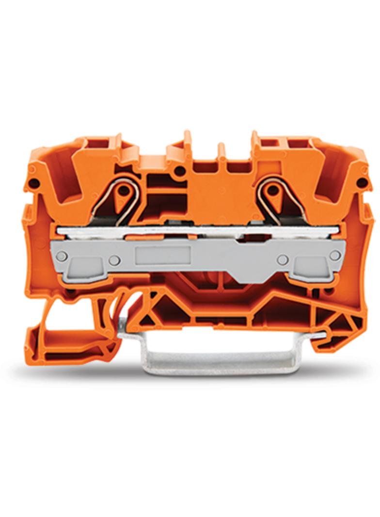 TOPJOBS złączka 2-przewodowa 6 mm2 pomarańczowa