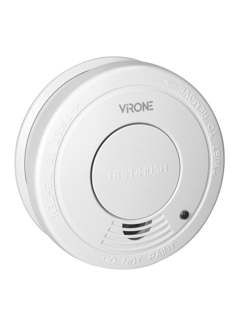 Bateryjny czujnik dymu, 1x9V DC