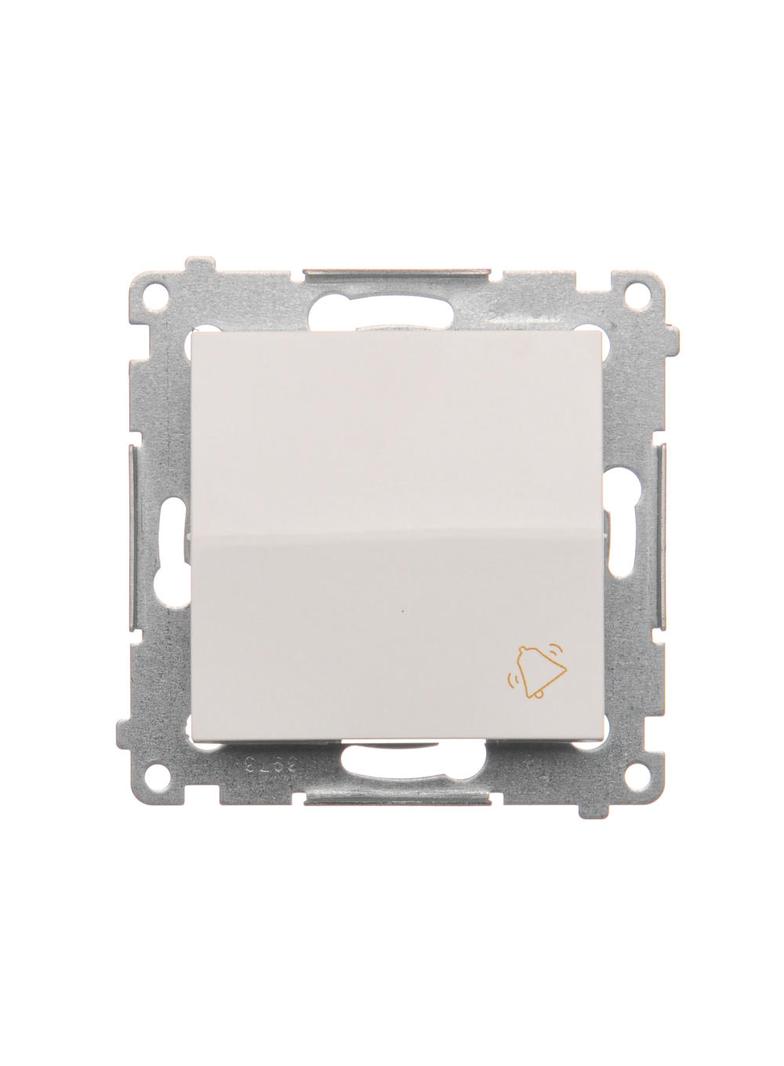 Simon 54 Przycisk dzwonek biały