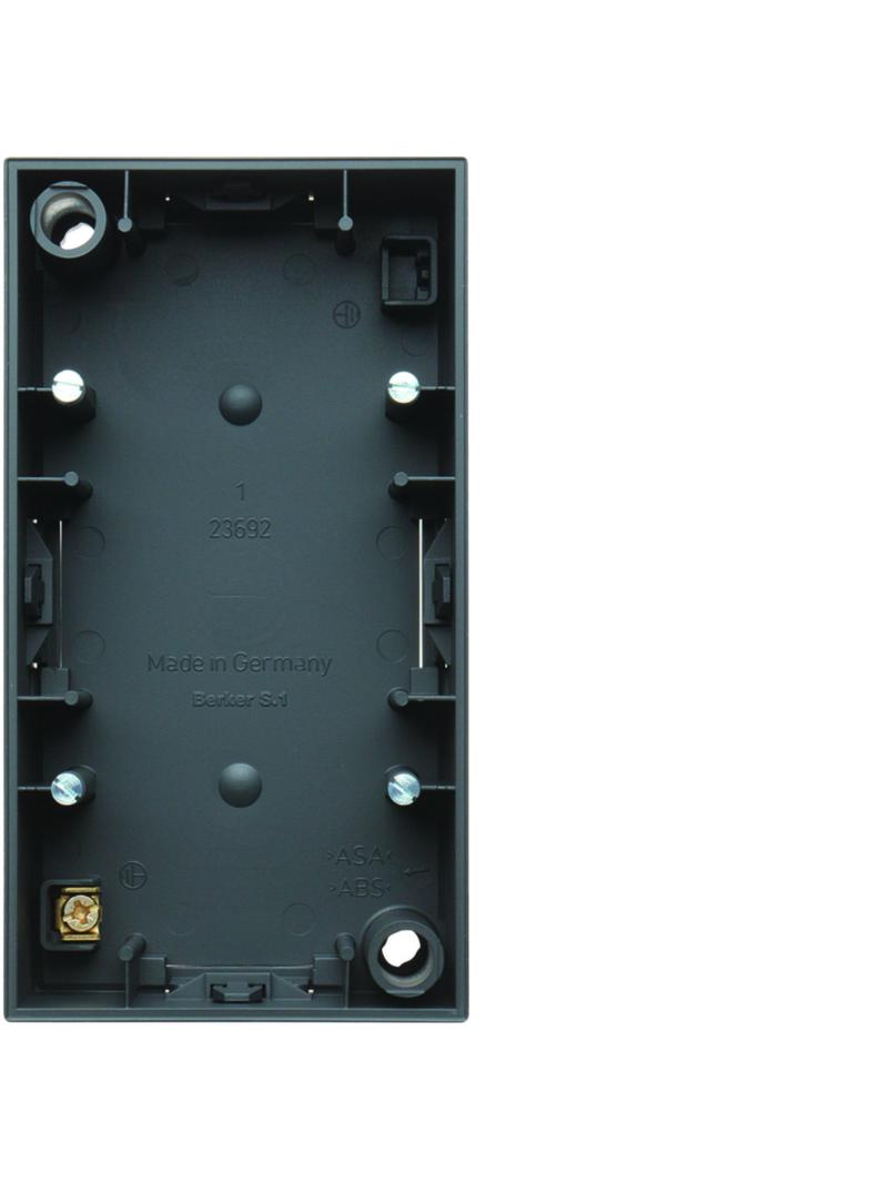 BERKER S.1 Puszka natynkowa podwójna antracyt mat 10429949 HAGER