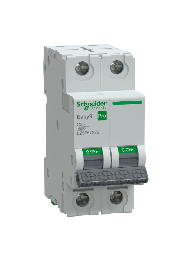 Wyłącznik nadprądowy Easy9 PRO 6kA 2P C25A EZ9F57225 Schneider