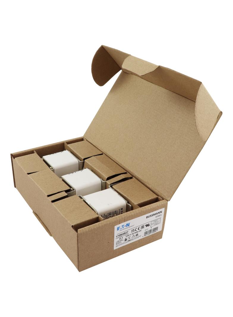 50A 1000V 00TN/80 aR INDICATOR FUSE Wkładka szybka 50A AC 1000V rozmiar 00 30x47x98 mm aR D 170M4827