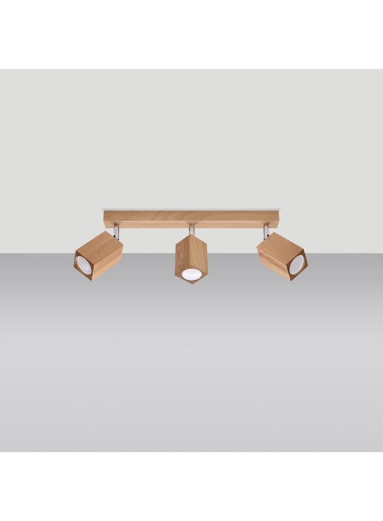Sollux Plafon KEKE 3 dąb SL.1037
