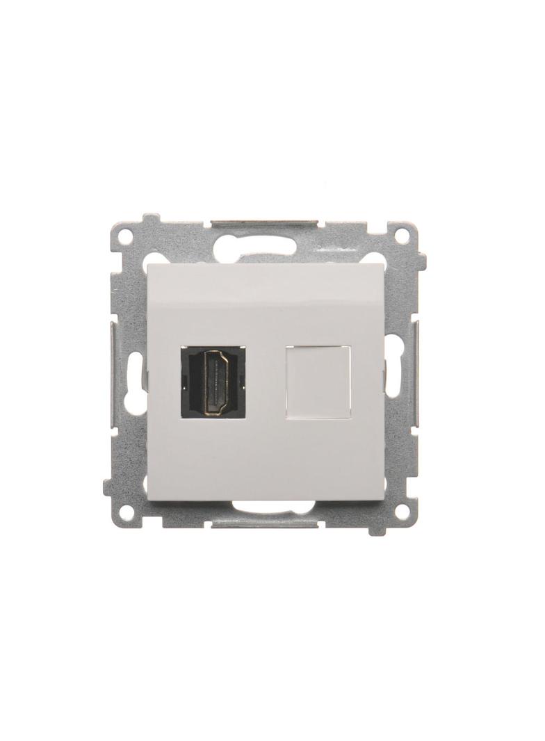 Simon 54 Gniazdo HDMI biały DGHDMI.01/11 KONTAKT