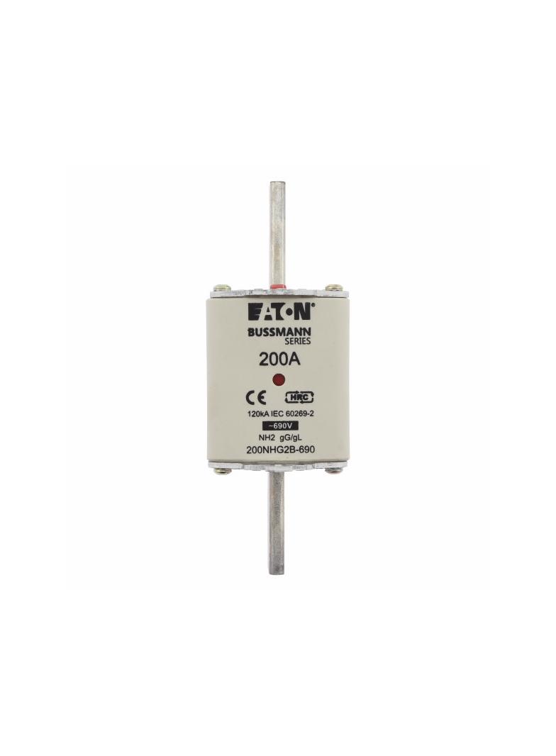 NH FUSE 200AMP 690V gG SIZE 2 Wkładka NH2 200A 690V GL/GG podwójny wskaźnik 200NHG2B-690 EATON