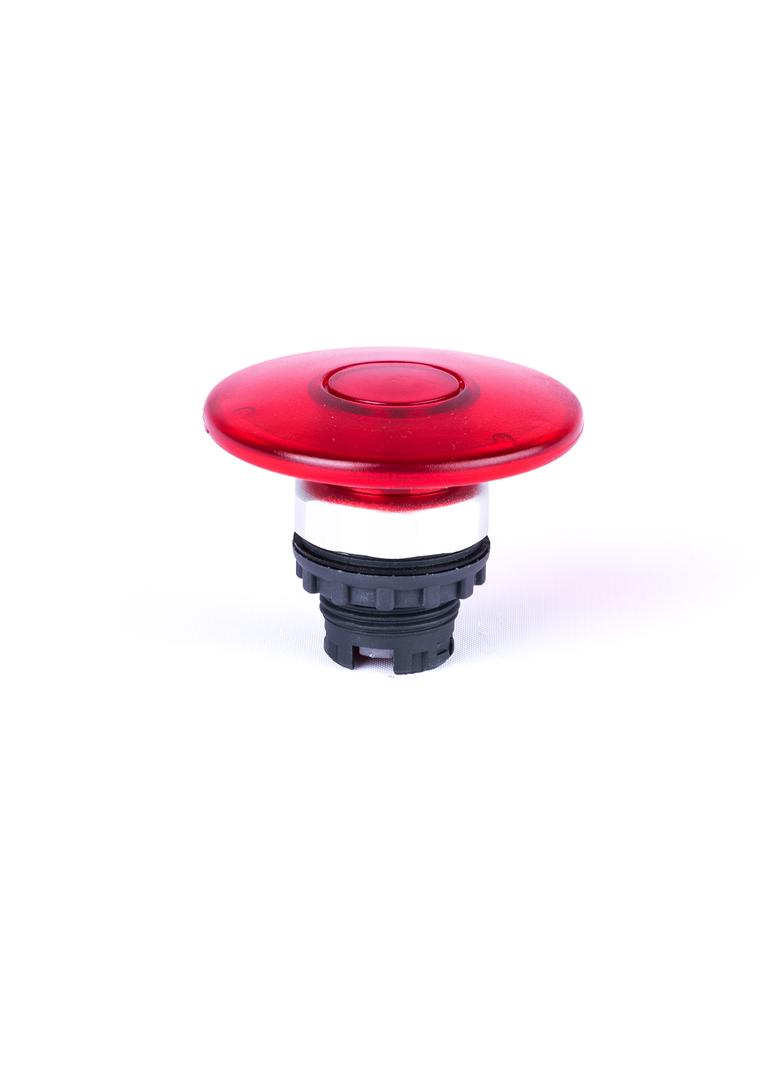 Ex9P1 M6I r Przycisk grzybkowy 60mm z samopowrotem możliwość podświetlenia czerwony 105653