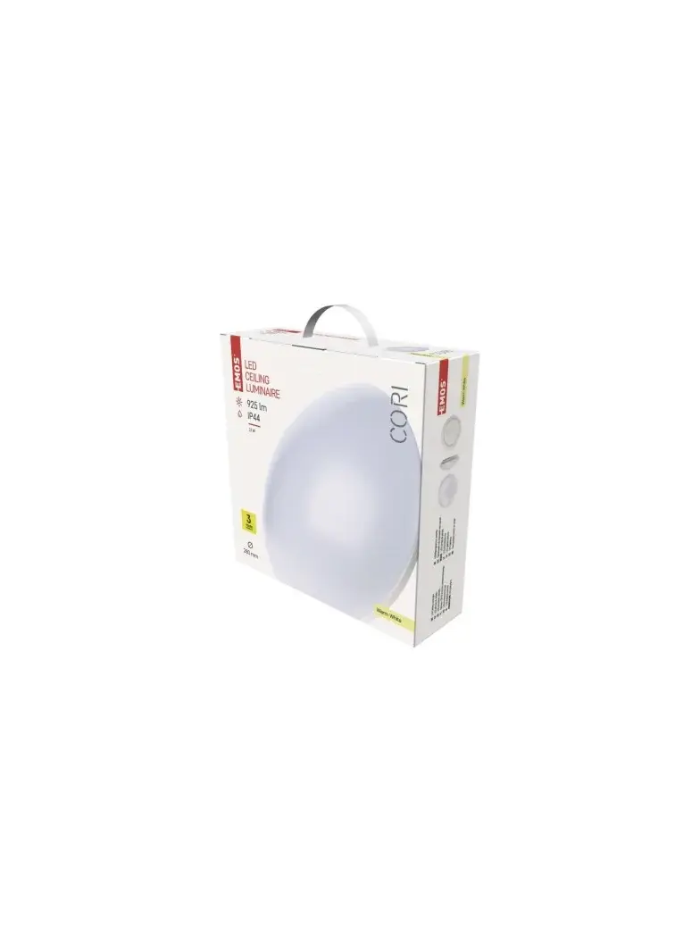 Oprawa LED okrągła Cori 12W IP44 ciepła biel